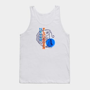 Never Flounder Take The Risk Tank Top